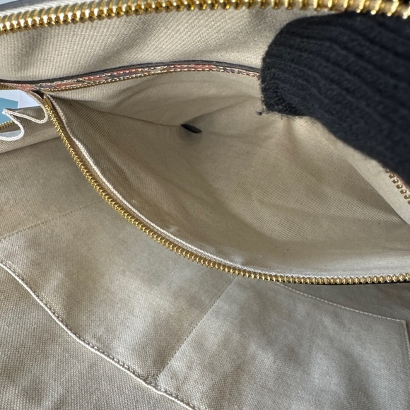 Gucci Floral Liberty Canvas Top-Handle Duffel — Coral, Beige, Green - Picture 12 of 12